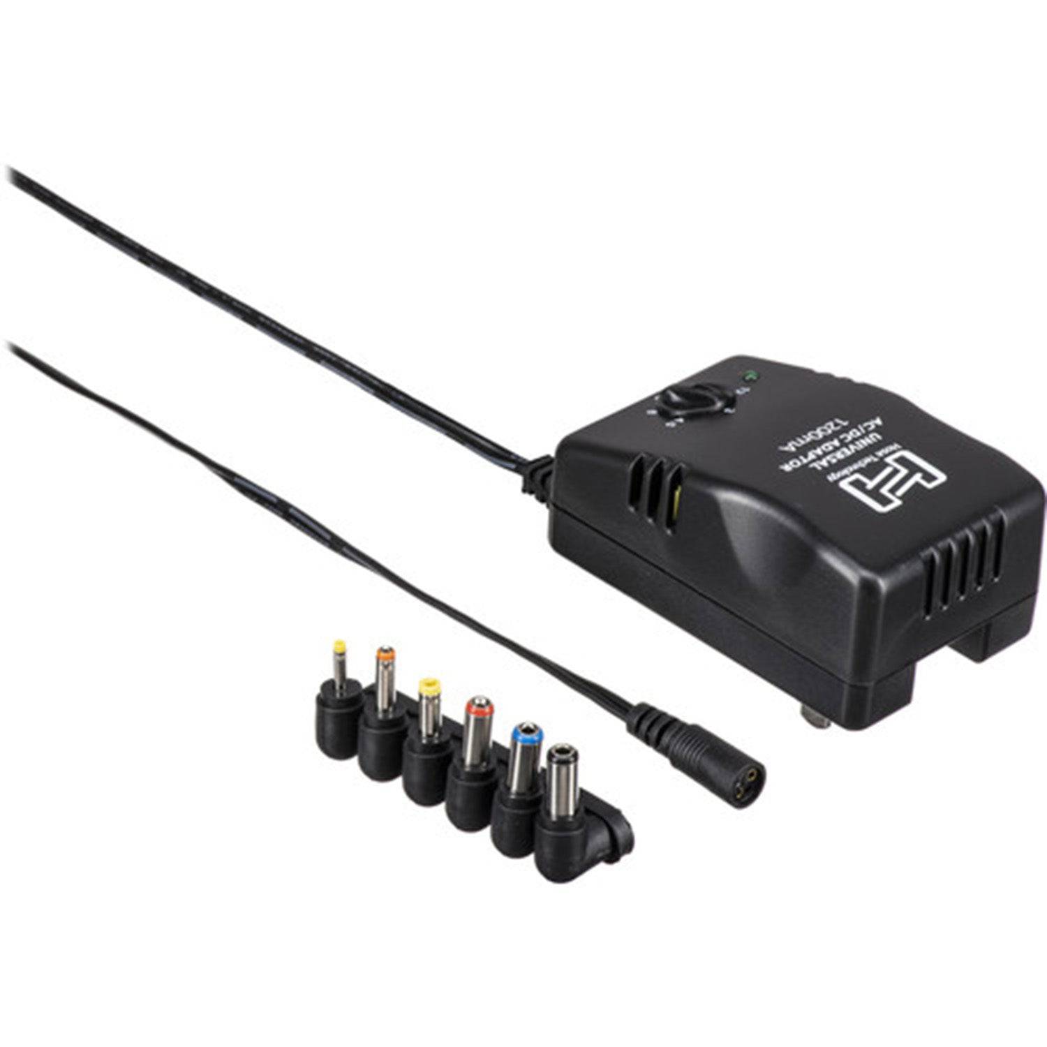 Hosa ACD-477, Universal Power Adaptor, Selectable up to 12 VDC 1200 mA - Hollywood DJ