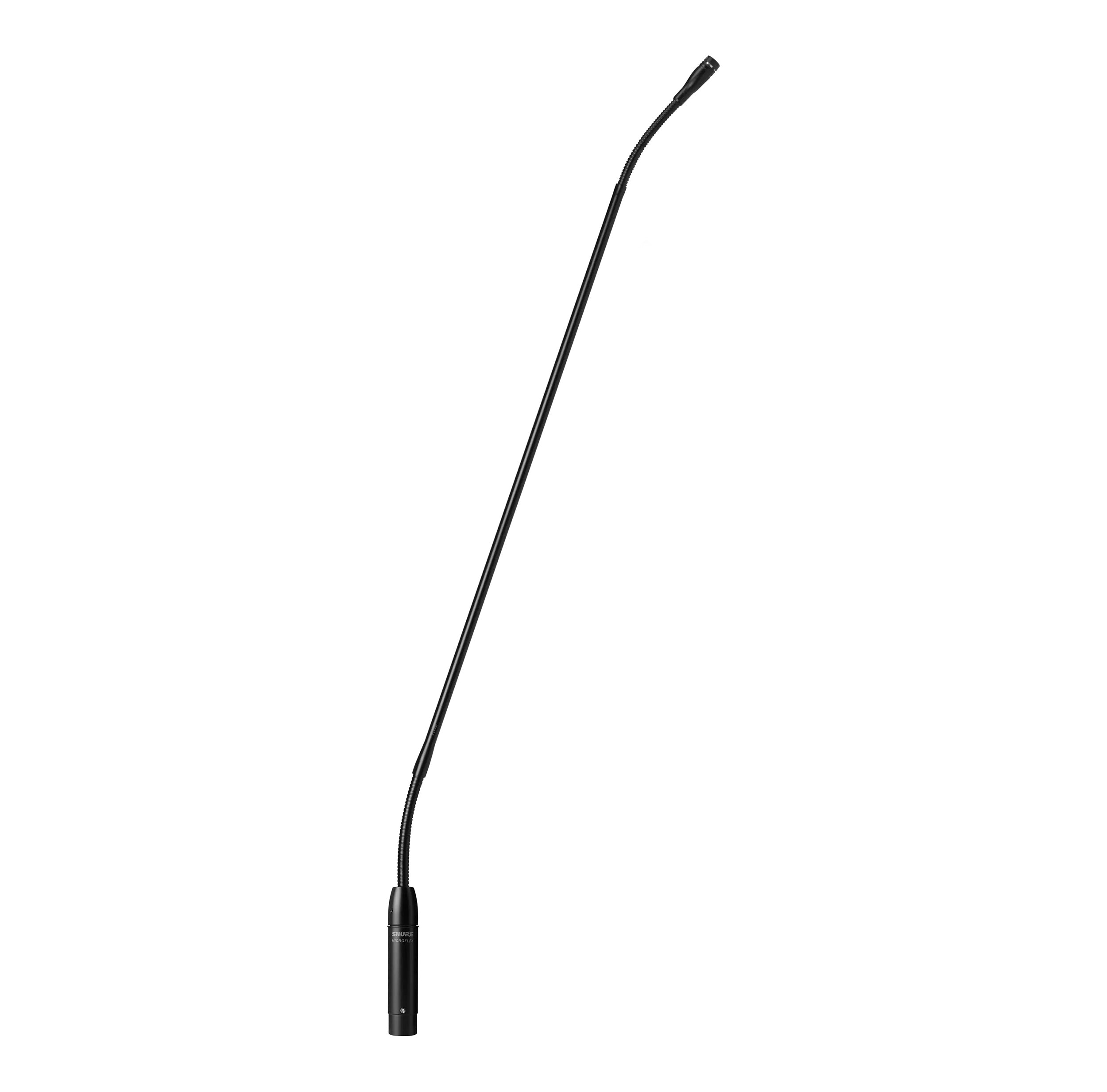 Shure MX424/S, 24-Inch Micro Flex Super Cardioid Gooseneck Condenser Microphone with Preamp by Shure