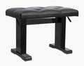 Onstage KB9503B Piano Bench with Adjustable Height - Black - Hollywood DJ