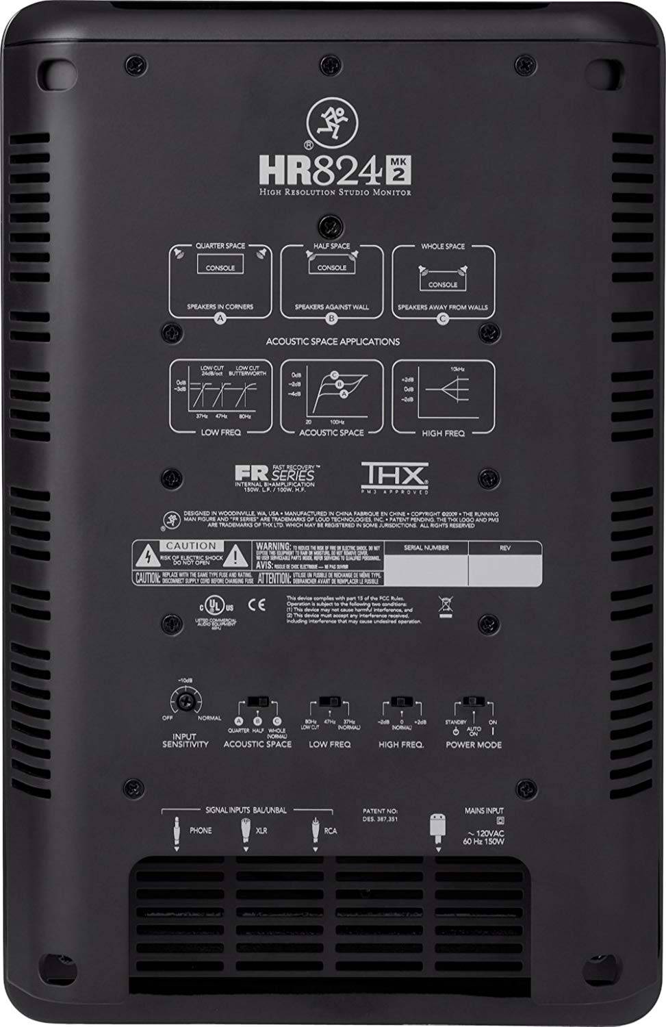 Mackie HR824mk2 8" 2-way High Resolution Studio Monitor Speaker - Hollywood DJ