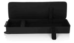 Gator Cases GK-88 Rigid EPS Foam Lightweight Case for 88 Note Keyboards with Wheels - Hollywood DJ