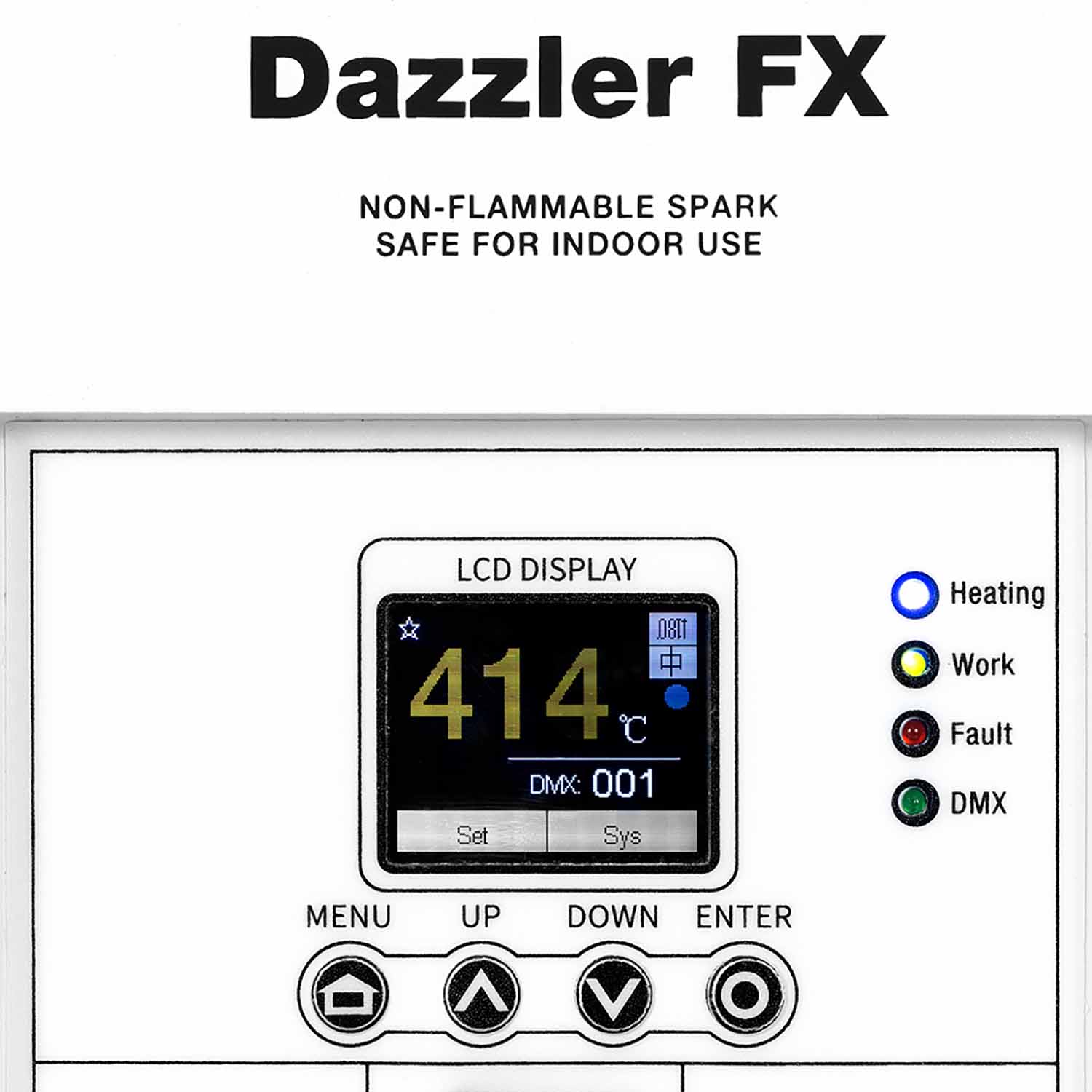 ColorKey CKU-7701 Dazzler FX Cold Spark Machine - White - Hollywood DJ