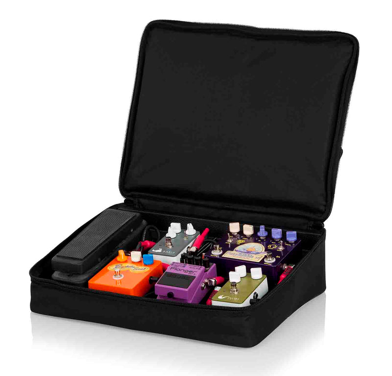 Gator Cases GPT-BLACK Guitar Pedal Board with Nylon Carry Bag - Black - Hollywood DJ