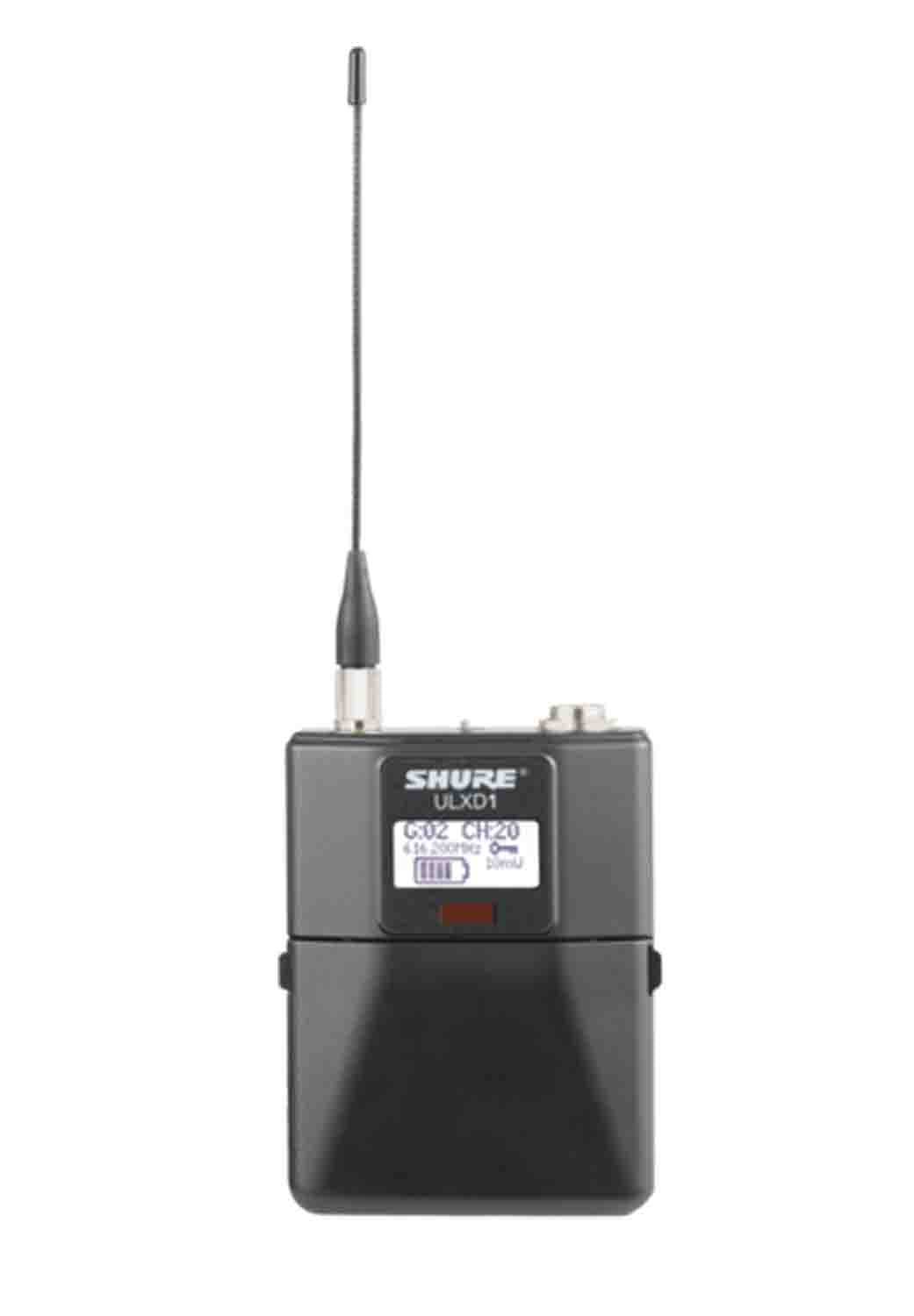 Shure ULXD1LEMO3 Digital Wireless Bodypack Transmitter with LEMO3 Connector - Hollywood DJ