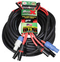 ProX XC-PWC14-DXLR75, 75FT Jumper Power Connection with Dual XLR-F And XLR-M - Hollywood DJ