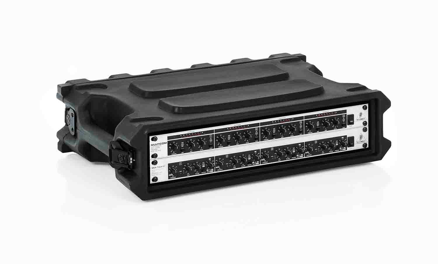 Gator Cases G-PRO-2U-13, 2U Deep Molded Audio Rack Case - 13 Inch - Hollywood DJ