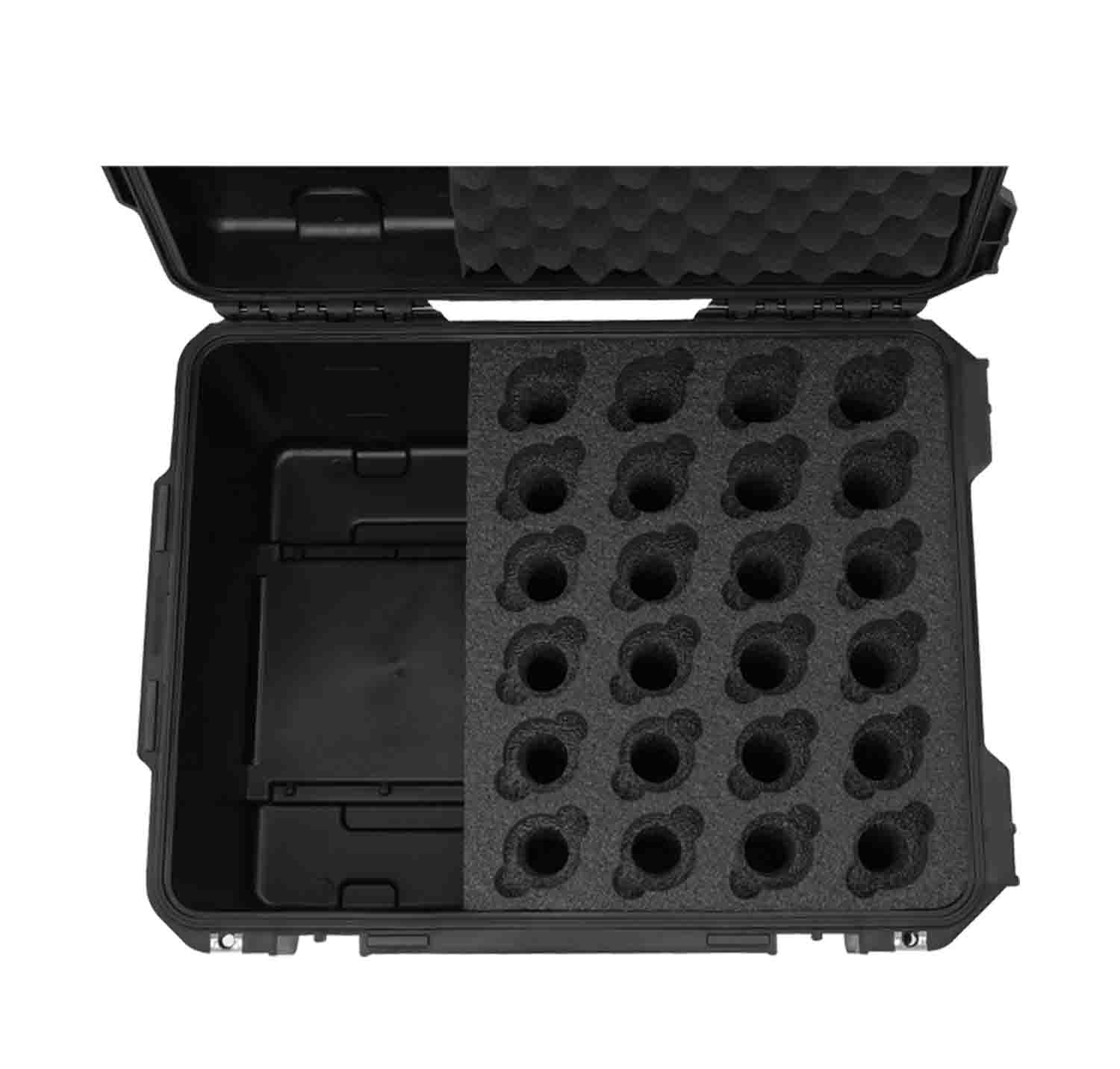 SKB Cases 3i-2015-MC24 iSeries Waterproof Case for 24-Microphones - Hollywood DJ
