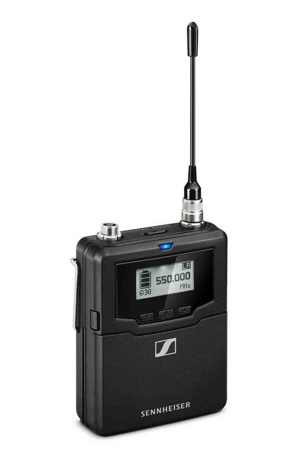 Sennheiser SK 6000 BK A1-A4 Digital Wireless Bodypack Transmitter - 470 to 558 MHz - Hollywood DJ