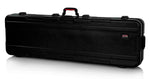 Gator Cases GTSA-KEY88SL Keyboard Case for Slim 88-note Keyboards with Wheels - Hollywood DJ