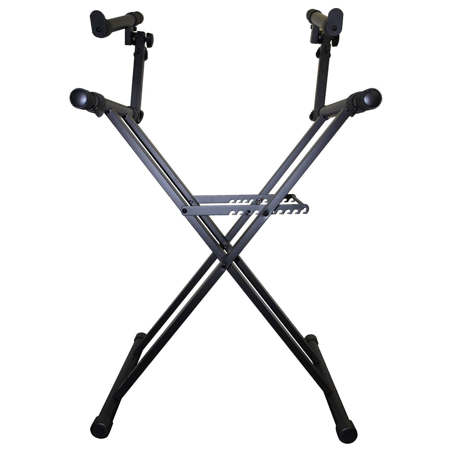 B-Stock: Odyssey LTBXS2, Two Tier X-Stand For DJ Coffins and Controller Cases - Black - Hollywood DJ