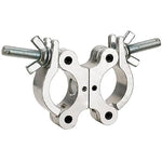 Odyssey LACSDP30, Aluminum Swivel Dual Pro Narrow Lighitng Clamp - Hollywood DJ