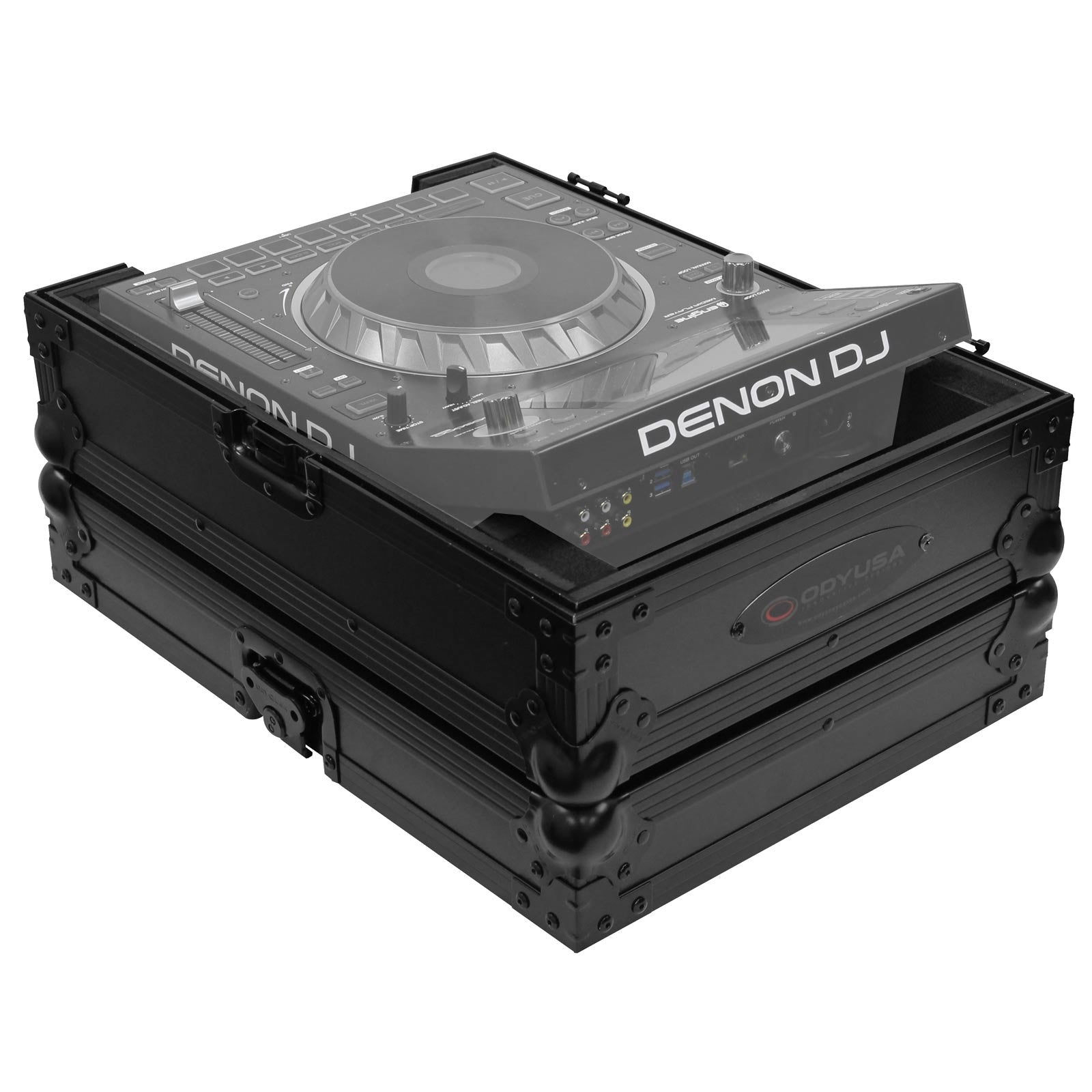 Open Box: Odyssey FZCDJBL Universal Black Large Format Media Player Flight  Case - Hollywood DJ