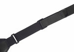 Levy's Leathers MRHNP3-BLK 3.25 inch Right Height Ergonomic Guitar Strap - Black - Hollywood DJ