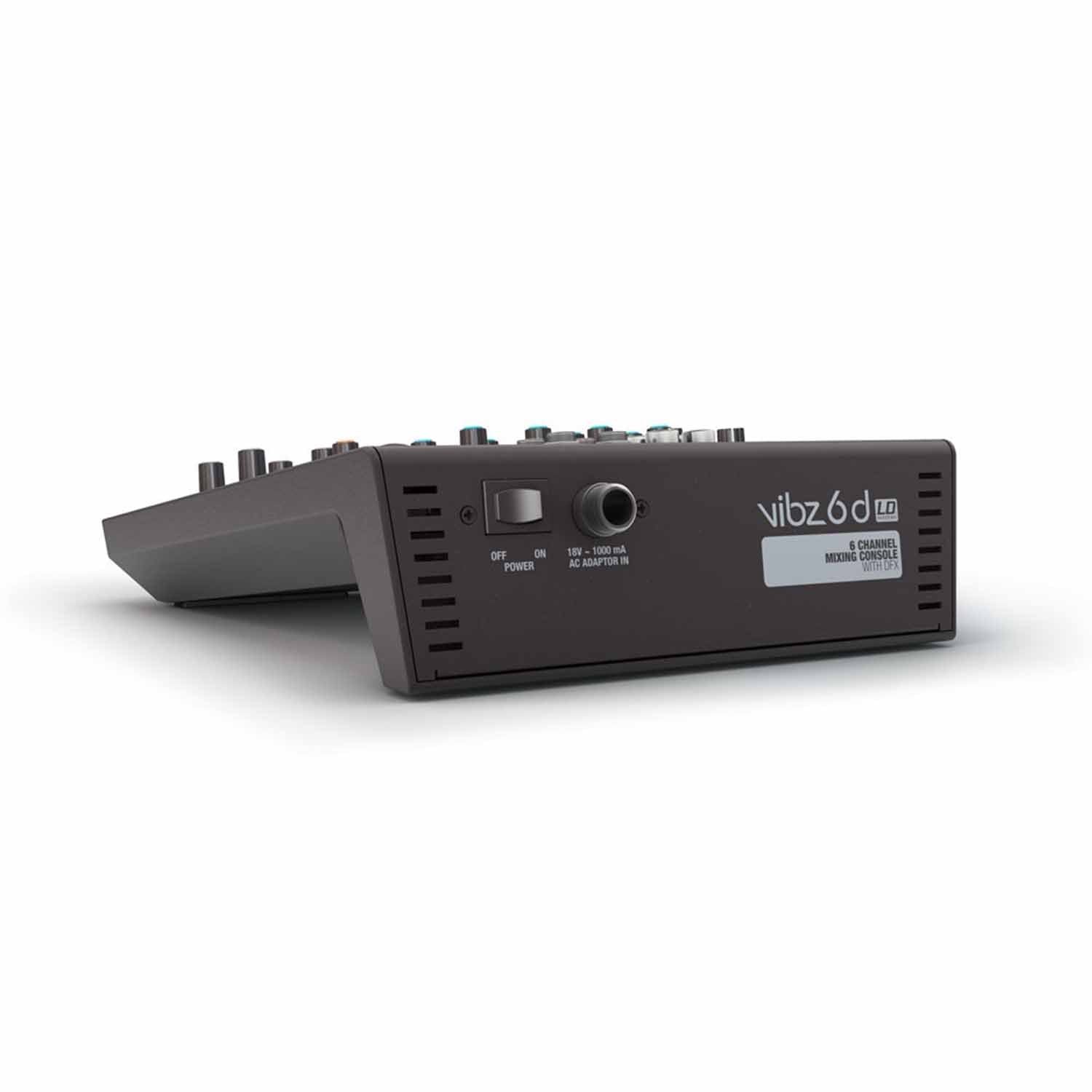 LD Systems VIBZ 6 D 6-Channel Mixing Console with DFX - Hollywood DJ