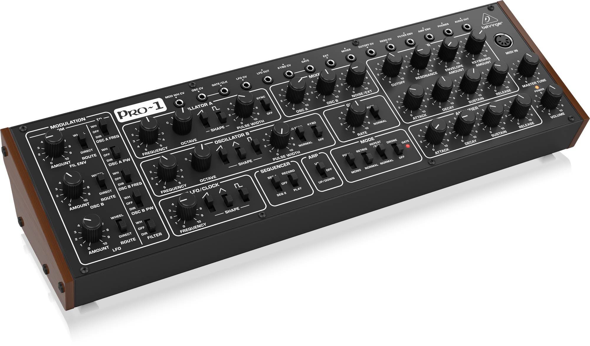 Behringer PRO-1 Analog Synthesizer Controller with Dual VCOs - Hollywood DJ
