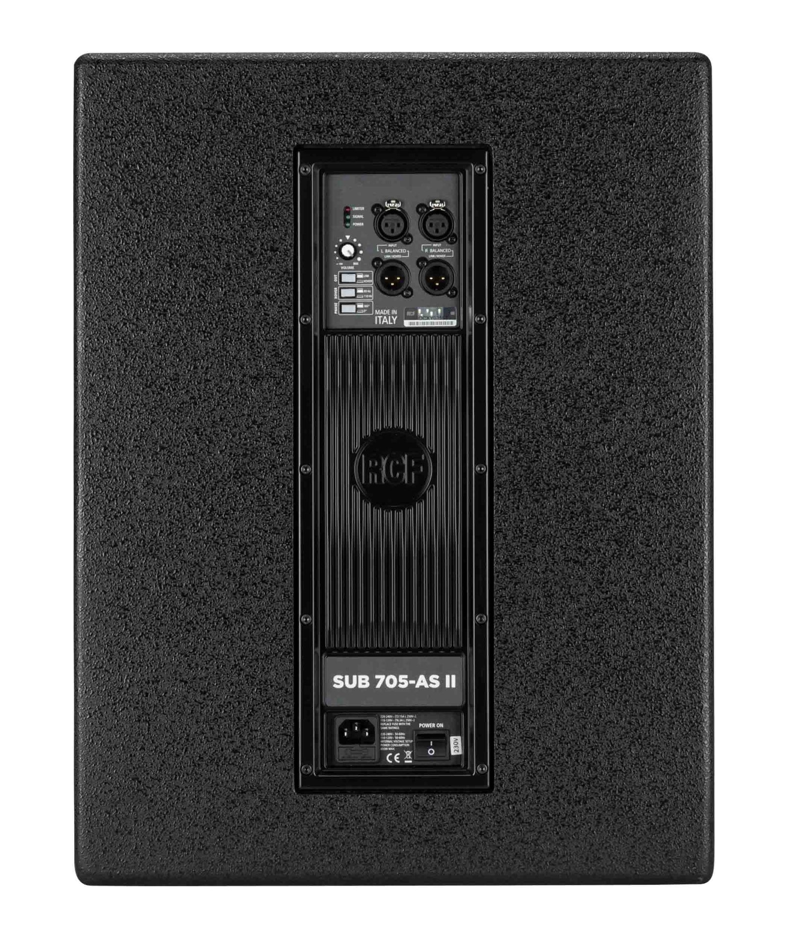 RCF SUB-705-AS II, 15-Inch Active Subwoofer - Black - Hollywood DJ