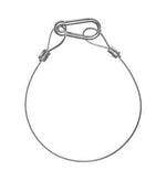 Odyssey LASC1, 20-Inch Long Safety Cable with Standard Size Spring Hook - Hollywood DJ