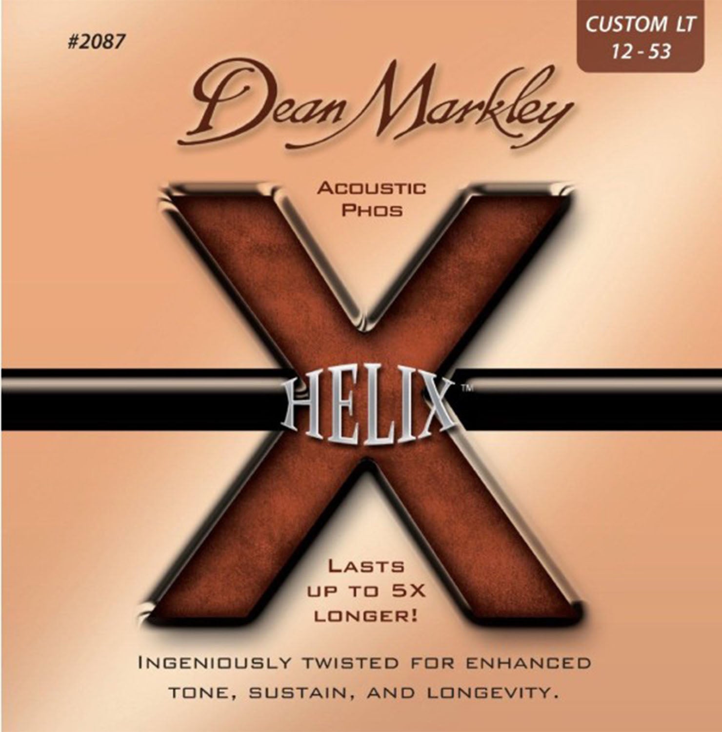 Dean Markley 2087 Helix HD Phosphor Acoustic Guitar Strings - Hollywood DJ