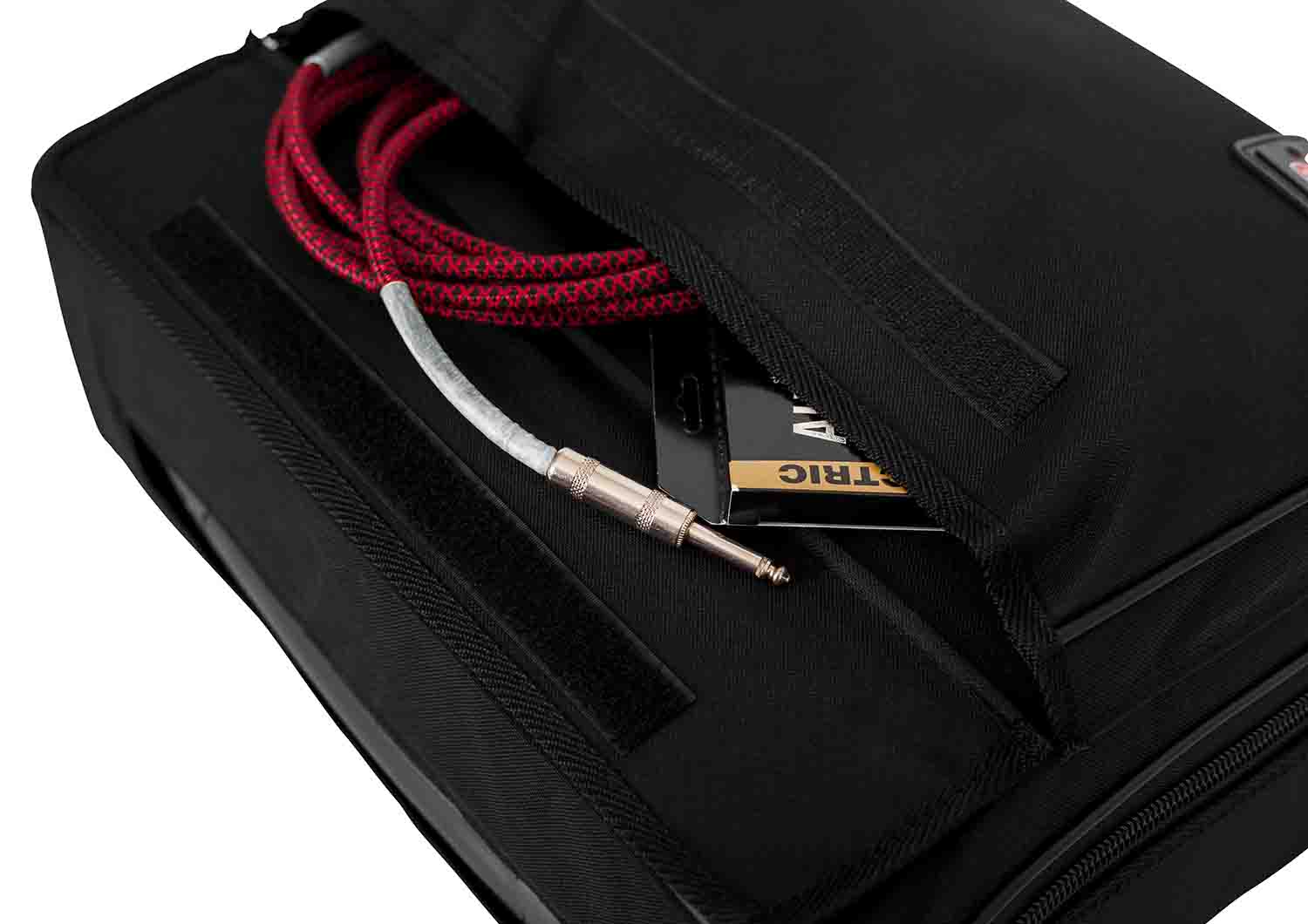 Gator Cases GPT-BL-PWR Guitar Pedal Board with Nylon Carry Bag and Power Supply - Hollywood DJ