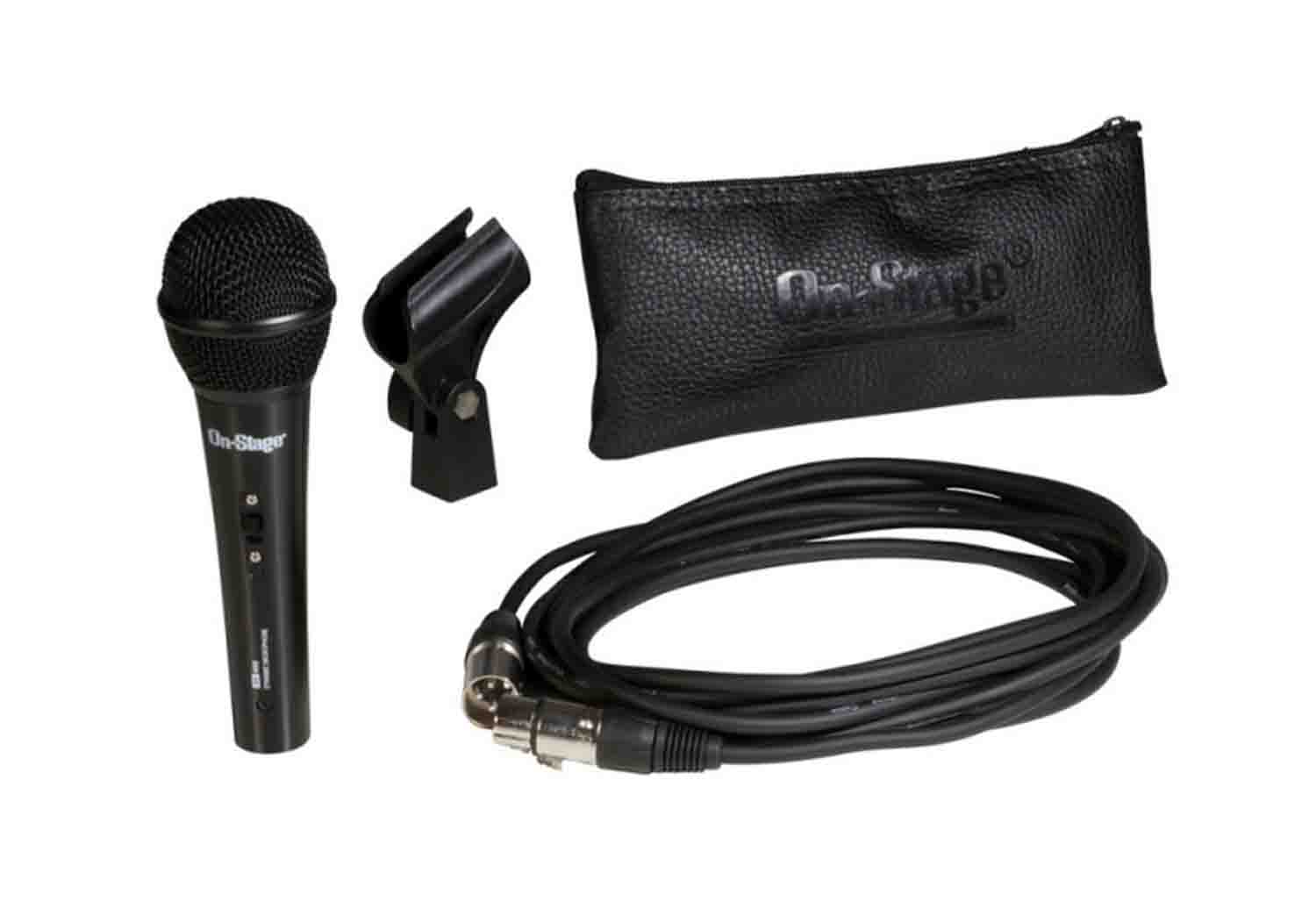 Onstage AS400V2 Dynamic Handheld Microphone - Black - Hollywood DJ