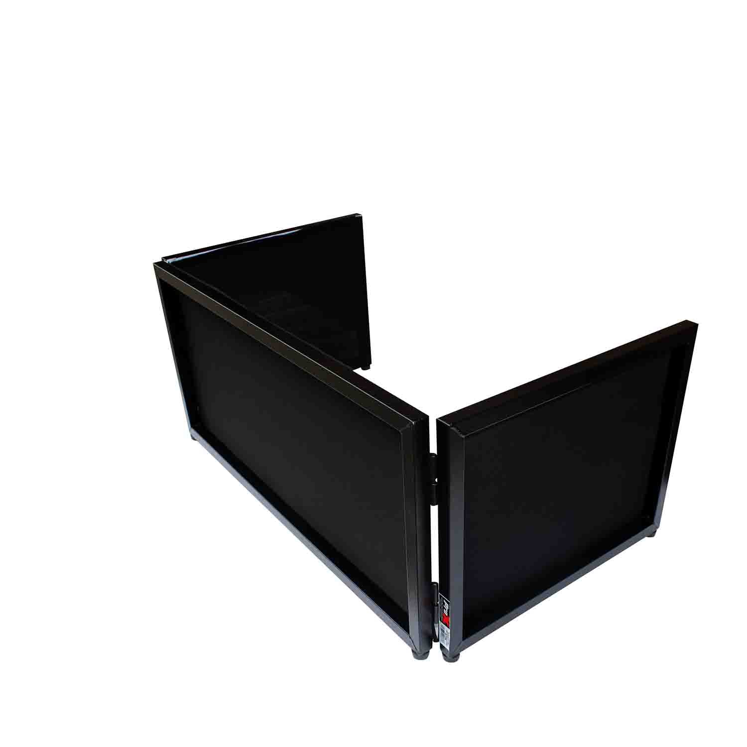 ProX XF-STTF 6 Ft Tabletop Facade Replacement Scrim Set, 2 Front Panels and 2 Side Panels - Hollywood DJ