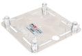 ProX XT-BP12A 12" x 12" F34 8mm Aluminum Top Plate with Slots and Mounting Holes for Totems - Hollywood DJ