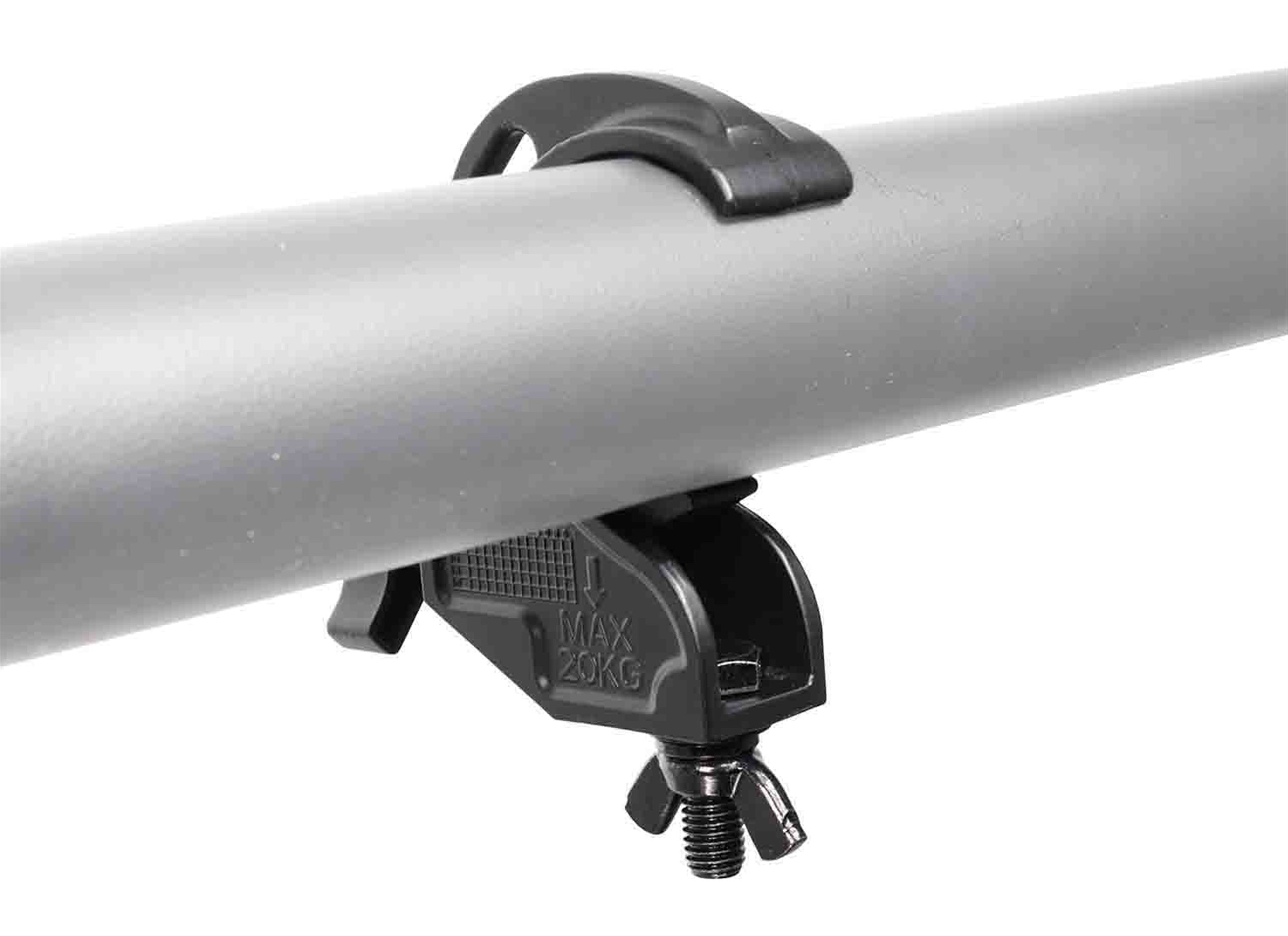 ProX T-C16H-BLK Hook Style Snap Clamp 44 lbs Capacity Black Powder Coated Finish - Hollywood DJ