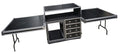ProX XS-12U4DTWCO Dual-Table Case and Mixing Console Workstation with Casters - Hollywood DJ