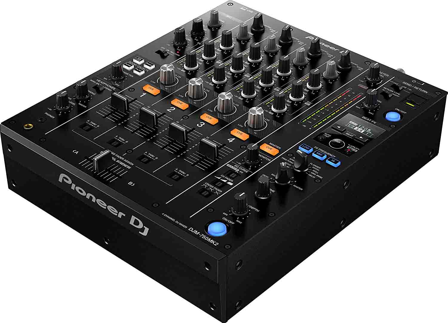 B-Stock: Pioneer DJ DJM-750MK2, 4-Channel Digital Performance DJ Mixer - Hollywood DJ