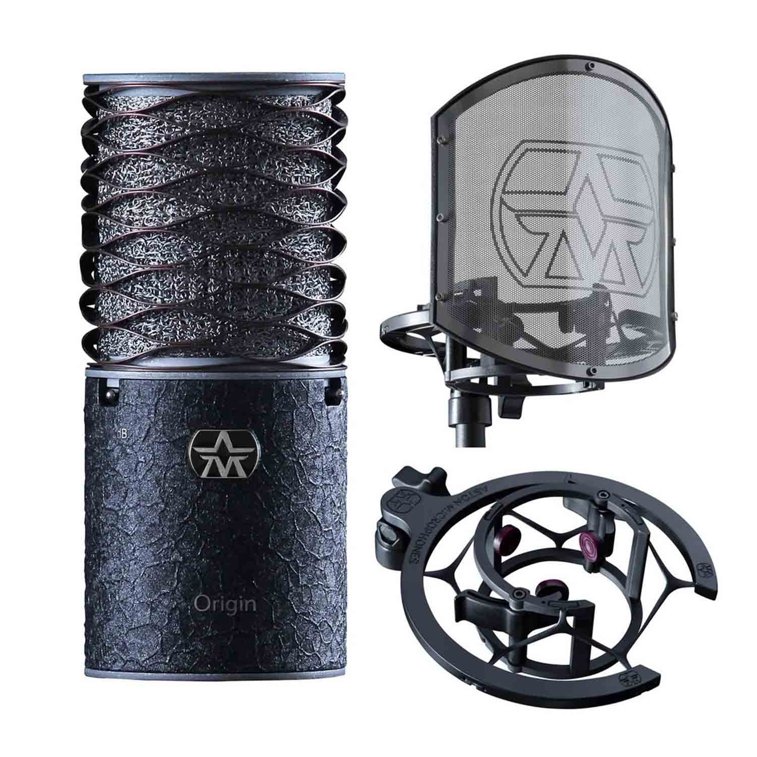 Aston Microphones Origin Black Bundle - Hollywood DJ
