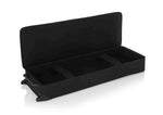 Gator Cases GK-76 Rigid EPS Foam Lightweight DJ Case for 76 Note Keyboards with Wheels - Hollywood DJ