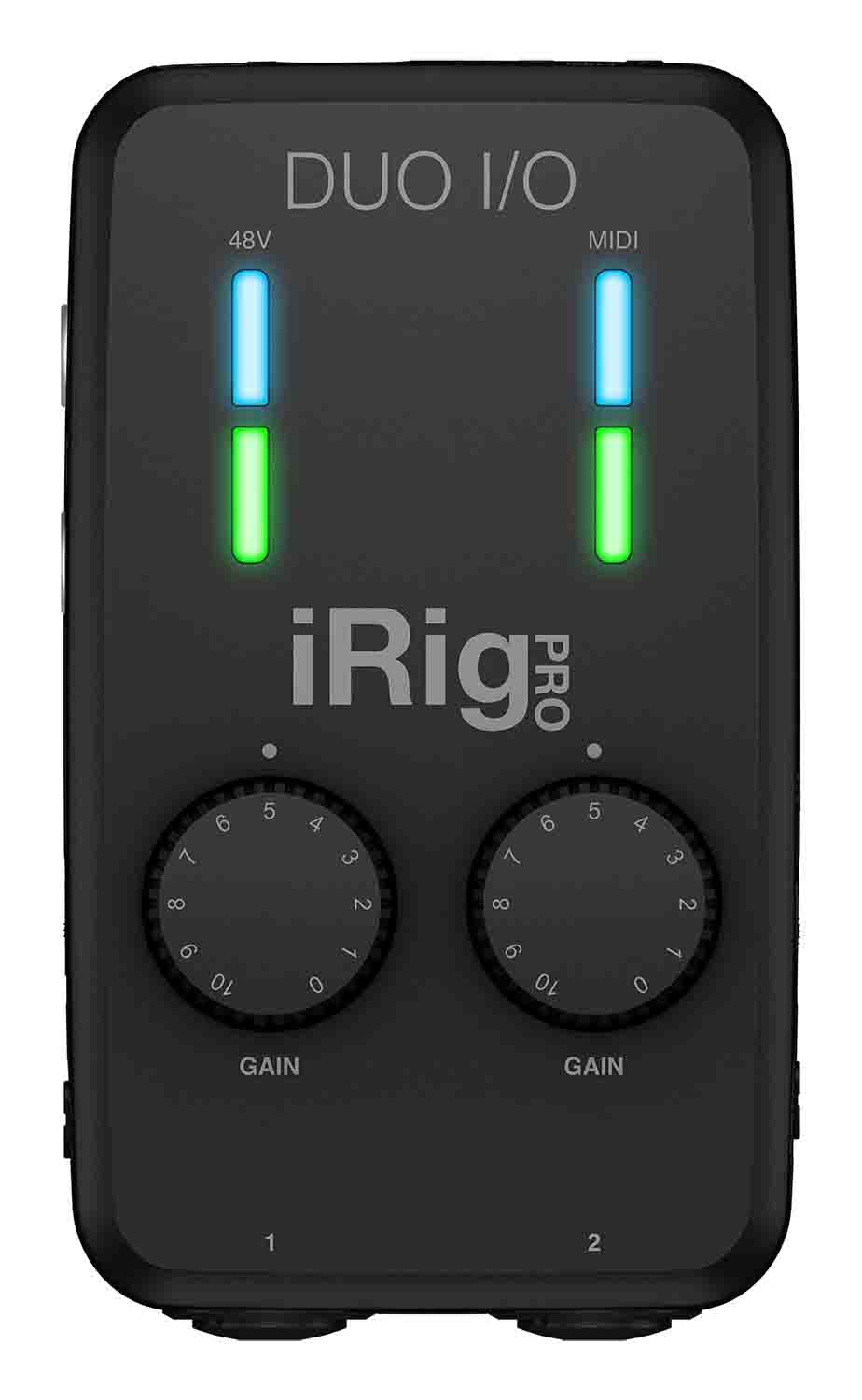 IK Multimedia iRig Pro Duo I/O 2-Channel Audio/MIDI Interface for Mobile Devices and Computers - Hollywood DJ