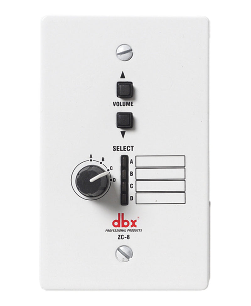 DBX ZC-8 Source Selector and Volume Control for ZonePro - Hollywood DJ
