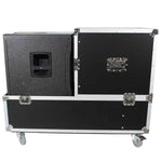 ProX X-RCF-EVOX12X2W ATA Flight Case for 2 RCF EVOX 12 Array Speakers with Wheels - Hollywood DJ