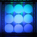 Odyssey SWDC22WHTX9, 9 Pieces White 22-inch Diameter Circular Display Decor Panels - Hollywood DJ