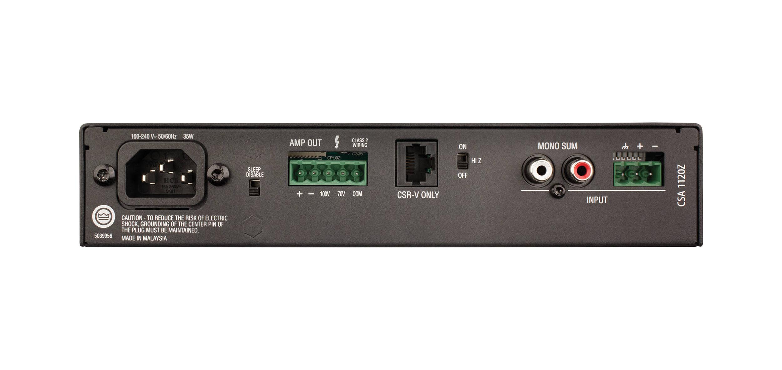 JBL NCSA1120Z-U-US, Audio Amplifier - 1 x 120W - Hollywood DJ