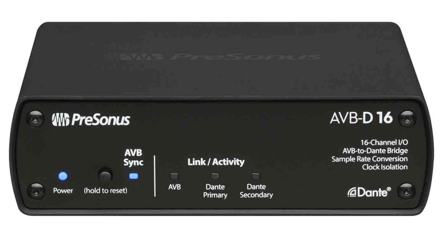 PreSonus AVB-D16, 16x16 AVB-to-Dante and Back Again - Hollywood DJ