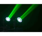 JMAZ JZ3006 Crazy Beam 40 Fusion LED Moving Head With 12 Tri-Color (RGB) LED Ring - Hollywood DJ