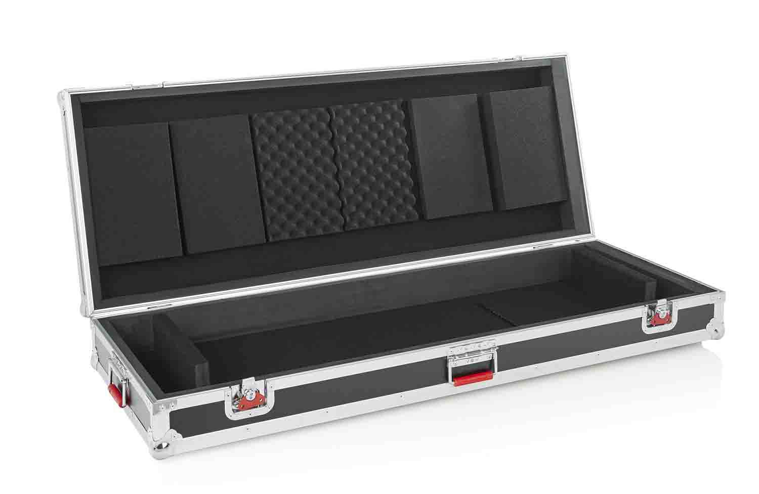 Gator Cases G-TOUR 76V2 Road Case for 76 Note Keyboards with Wheels - Hollywood DJ