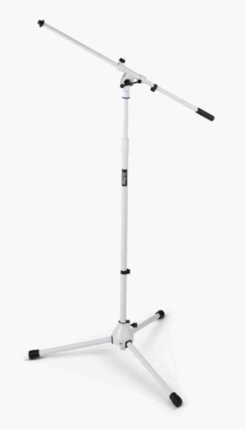 OnStage MS7801W Euro-Boom Mic Stand - White - Hollywood DJ