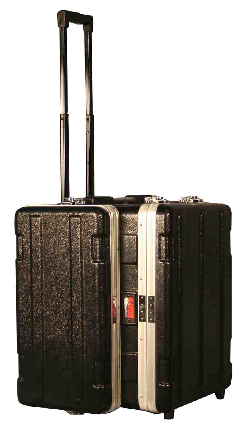 Gator Cases GRC-STUDIO4GO-W, ATA Molded PE Case for Laptop Over 4-Space Rack with Wheels - Hollywood DJ