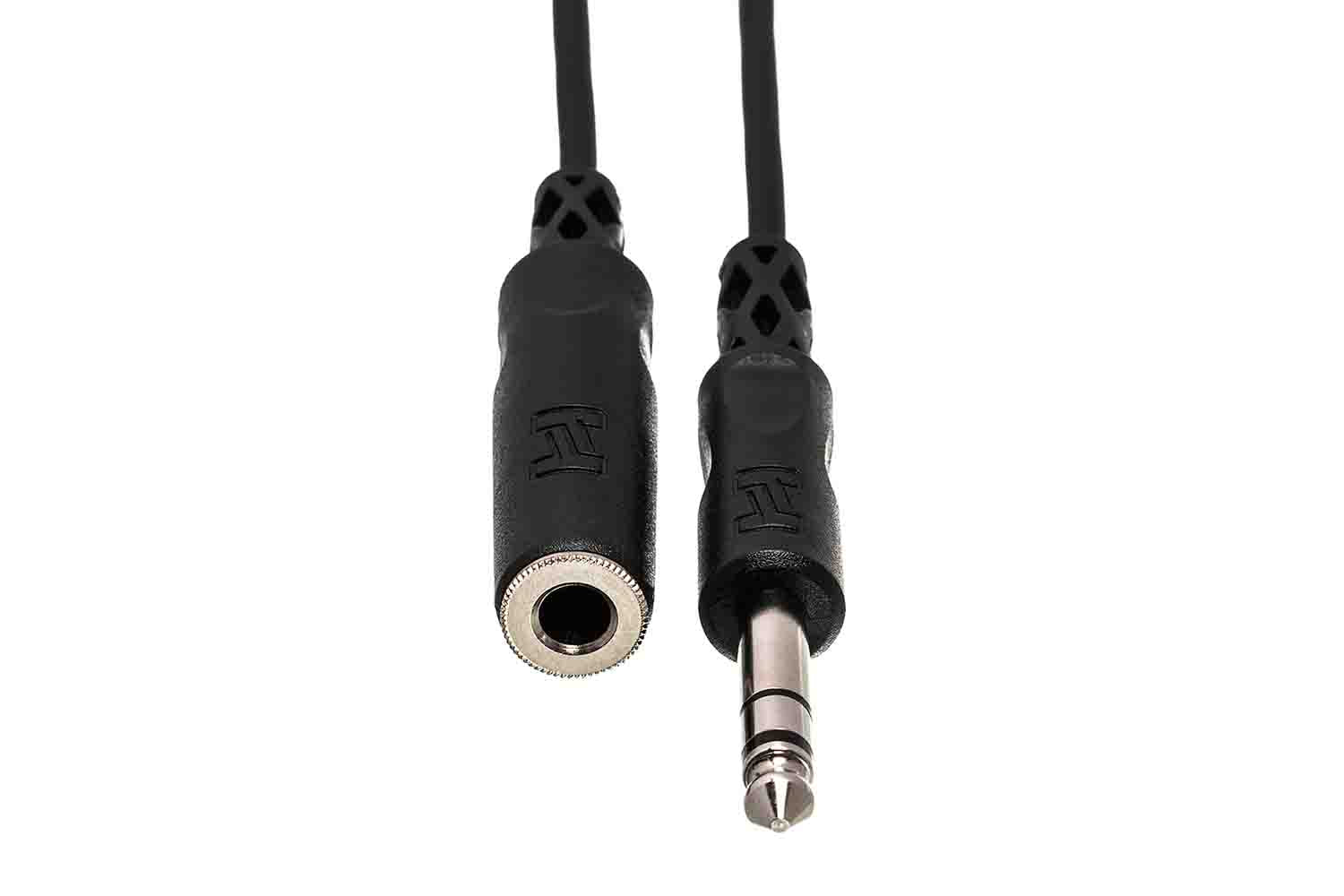 Hosa HPE-325 Headphone Extension Cable1/4 in TRS to 1/4 in TRS - 25 Feet - Hollywood DJ
