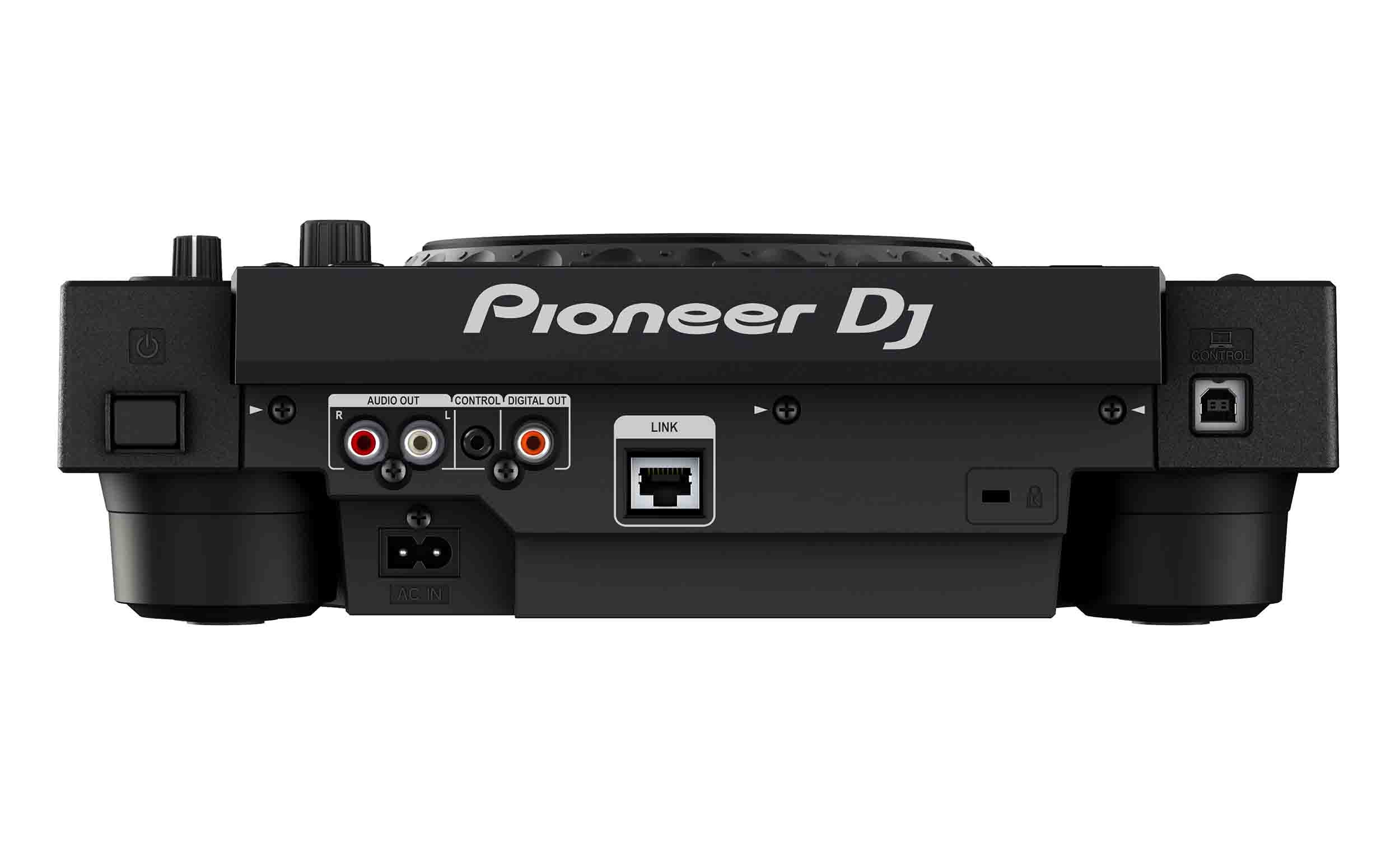 Pioneer DJ CDJ-900NXS Multi Player Package with 2-Channel DJ Mixer and Laptop Stand Pioneer DJ