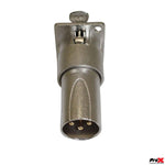 ProX XC-3FDM XLR Female to Male Adapter for Panel Mount - Hollywood DJ