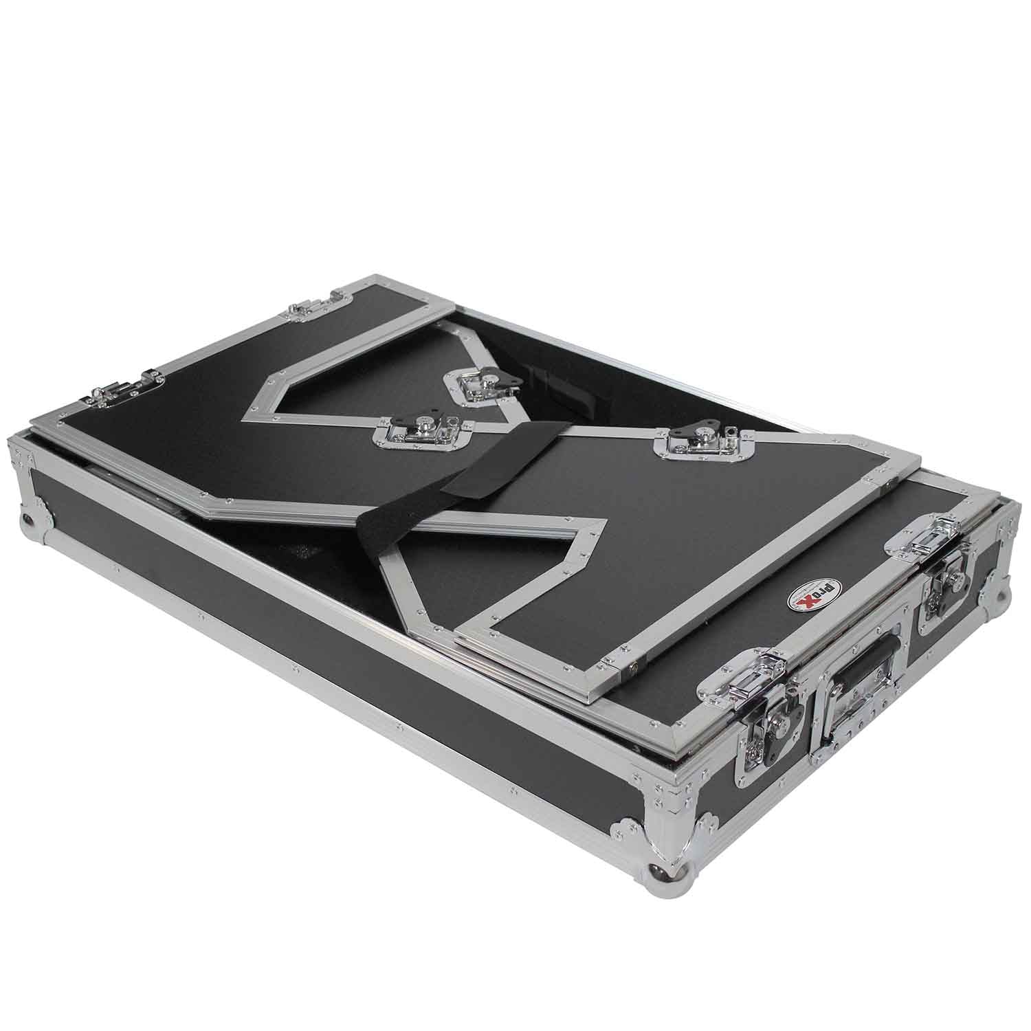 ProX XS-ZTABLE JR, Portable DJ Workstation & Flight Case Table With Wheels - Hollywood DJ