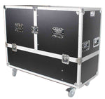 ProX X-EV-EVOLVE50X2W Flight Case for 2 EV Evolve 50 Compact Array Systems with Wheels ATA Style - Hollywood DJ