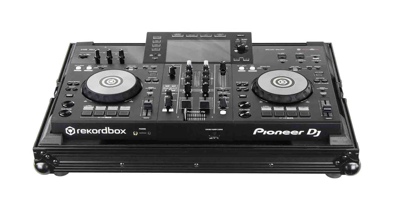 Odyssey FZPIXDJRRBL Black Low-Profile Flight Case for Pioneer XDJ-RR Controller - Hollywood DJ