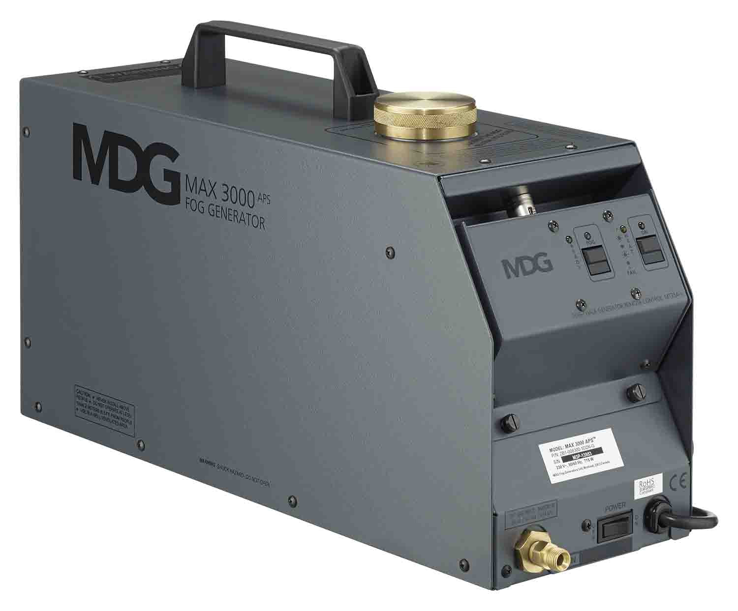 MDG MAX 3000 Fog Generator - Hollywood DJ