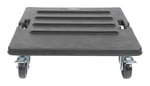 SKB Cases 3RR-RCB Roto Molded Caster Board with 4-Locking Wheels for 3RR and 3RS Shock Rack Cases - Hollywood DJ