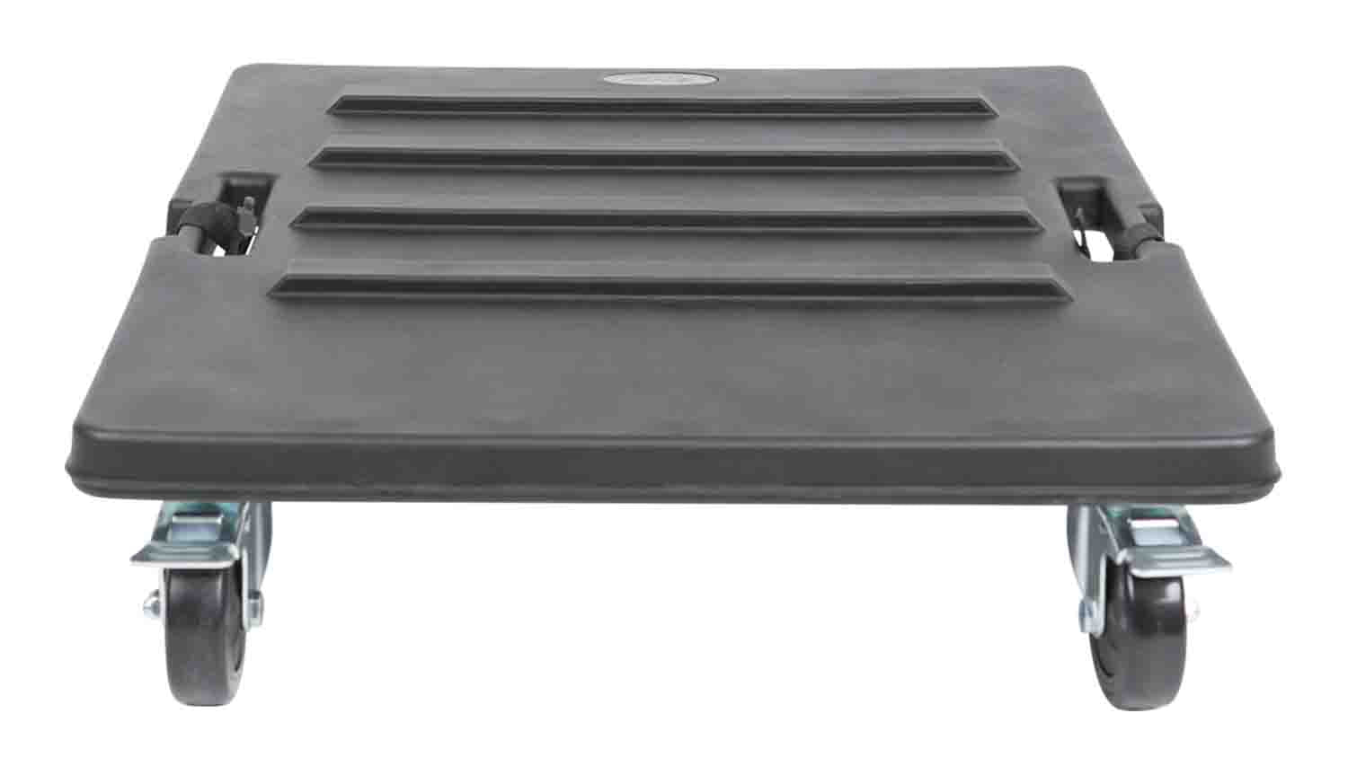 SKB Cases 3RR-RCB Roto Molded Caster Board with 4-Locking Wheels for 3RR and 3RS Shock Rack Cases - Hollywood DJ